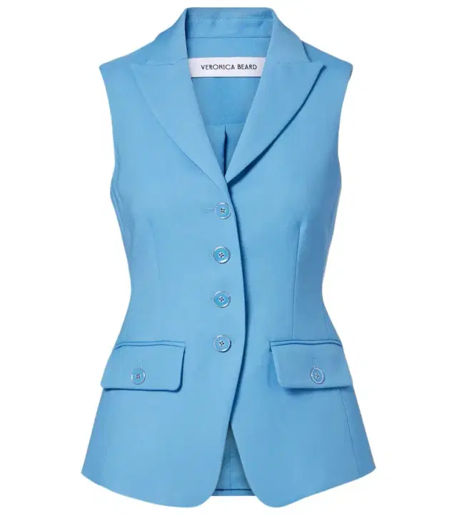 Veronica Beard Benny single-breasted vest