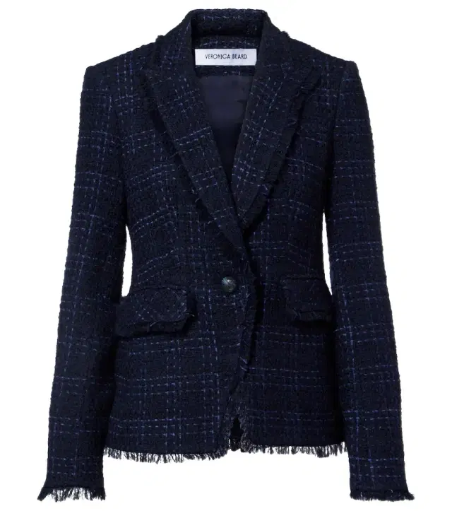 Veronica Beard Checked tweed blazer