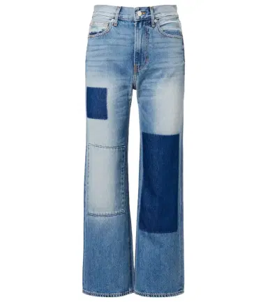 Veronica Beard Patchwork straight jeans | Thumbnail 1 Veronica Beard Patchwork straight jeans | Thumbnail 1