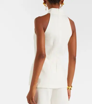Veronica Beard Johanne halterneck top | Thumbnail 4