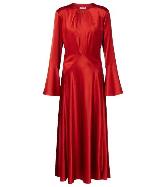 Veronica Beard Ezri silk-blend satin midi dress
