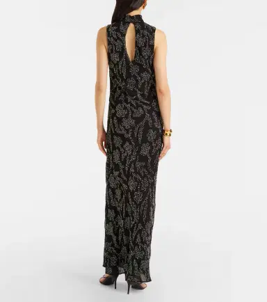 Veronica Beard Sylven beaded georgette maxi dress | Thumbnail 2
