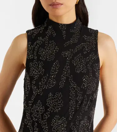 Veronica Beard Sylven beaded georgette maxi dress | Thumbnail 5