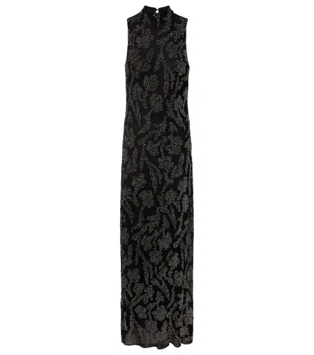 Veronica Beard Sylven beaded georgette maxi dress
