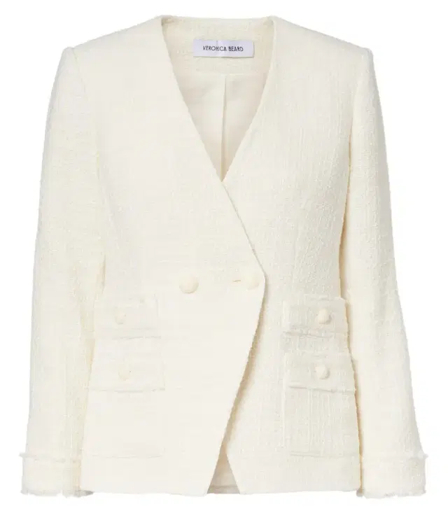 Veronica Beard Double-breasted tweed blazer
