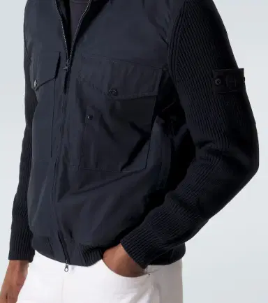 Stone Island Compass cotton bomber jacket | Thumbnail 2 Stone Island Compass cotton bomber jacket | Thumbnail 2