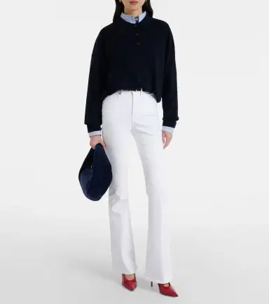 Veronica Beard Beverly high-rise flared jeans | Thumbnail 2 Veronica Beard Beverly high-rise flared jeans | Thumbnail 2