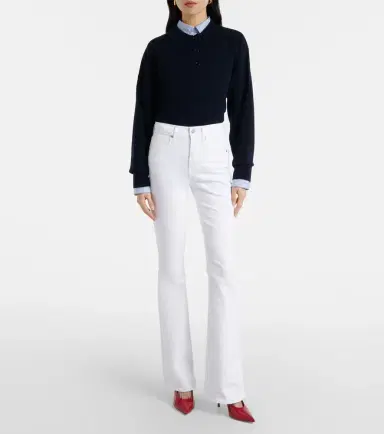 Veronica Beard Beverly high-rise flared jeans | Thumbnail 7 Veronica Beard Beverly high-rise flared jeans | Thumbnail 7
