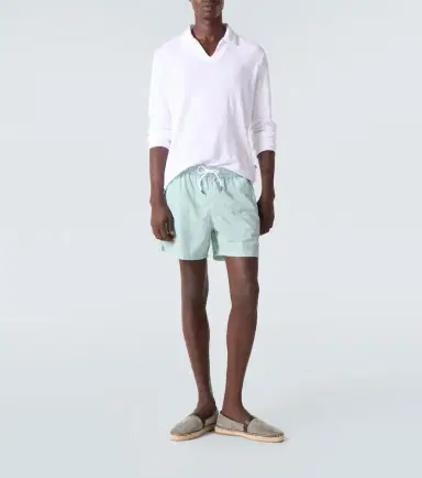 Fedeli Cotton terry polo shirt | Thumbnail 4