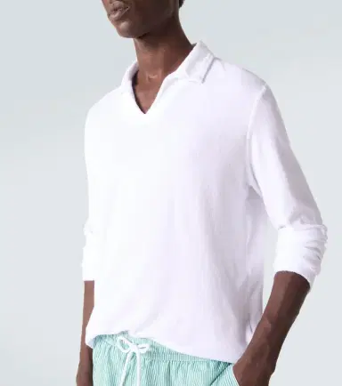Fedeli Cotton terry polo shirt | Thumbnail 5