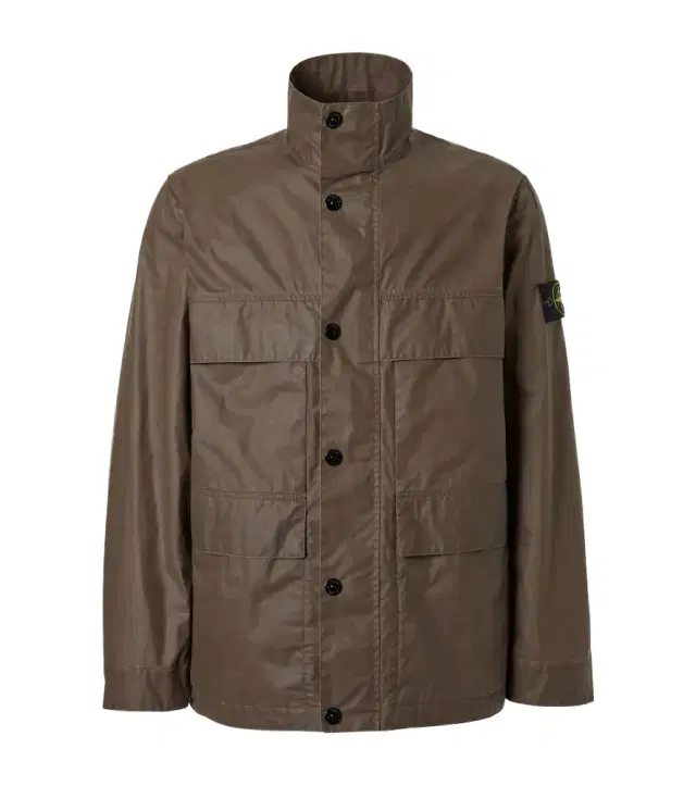 Hooded canvas field jacket