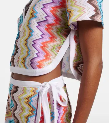 Missoni Zigzag crop top | Thumbnail 2