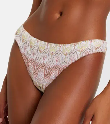 Missoni Lamé one-shoulder bikini | Thumbnail 4