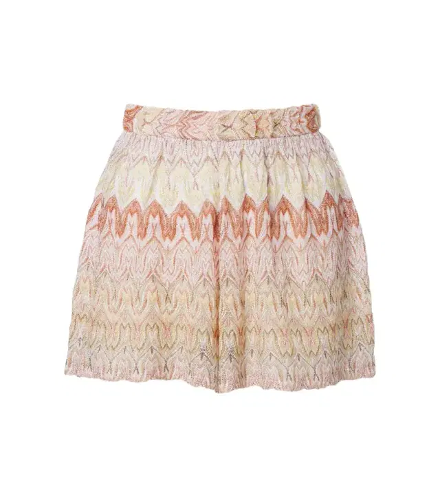 Lamé shorts
