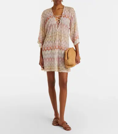 Missoni Zigzag lamé beach cover-up | Thumbnail 3