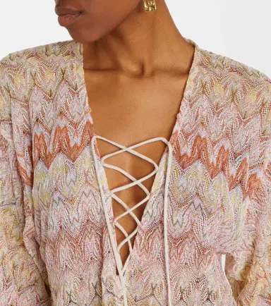 Missoni Zigzag lamé beach cover-up | Thumbnail 5