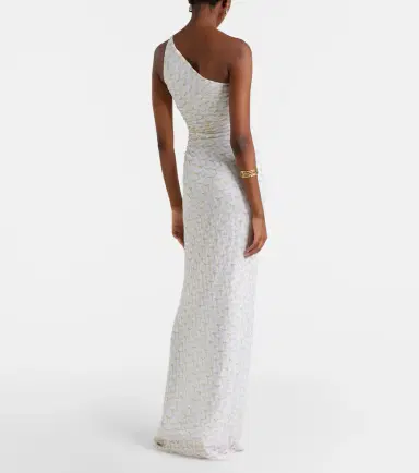 Missoni Lamé one-shoulder maxi dress | Thumbnail 2