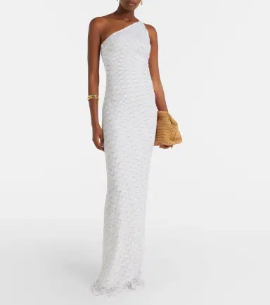 Missoni Lamé one-shoulder maxi dress | Thumbnail 4