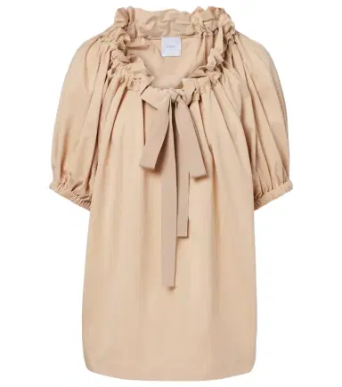 Patou Ruffled cotton top | Thumbnail 1