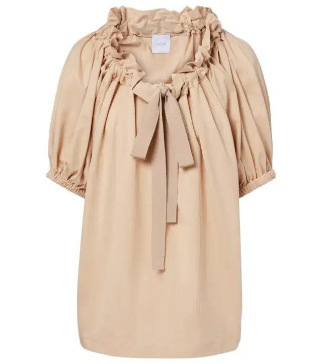 Ruffled cotton top