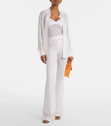 Missoni Lamé flared pants | Thumbnail 6 Missoni Lamé flared pants | Thumbnail 6