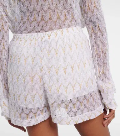 Missoni Open-knit lamé shorts | Thumbnail 5