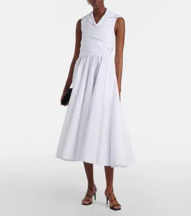 Patou Gathered midi dress | Thumbnail 2