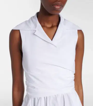 Patou Gathered midi dress | Thumbnail 4