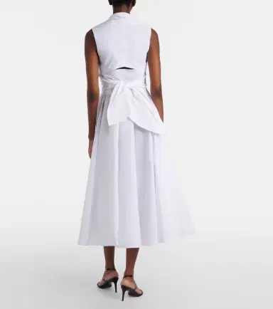 Patou Gathered midi dress | Thumbnail 5
