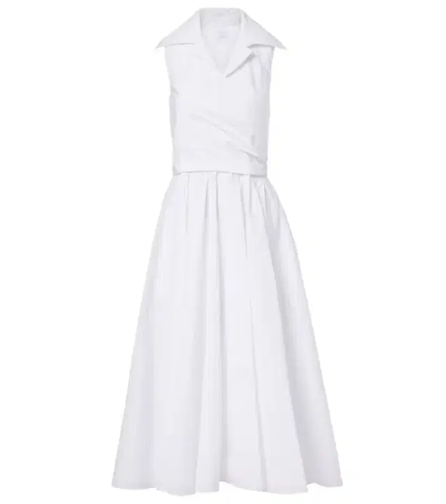 Gathered midi dress