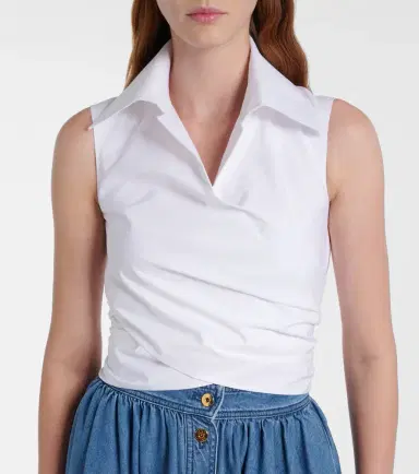 Patou Cutout cotton top | Thumbnail 3