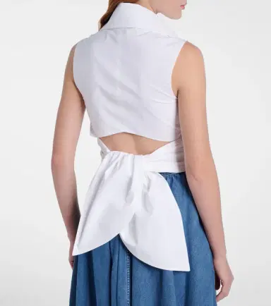 Patou Cutout cotton top | Thumbnail 5