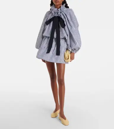 Patou Striped gathered blouse | Thumbnail 2