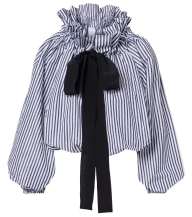 Patou Striped gathered blouse | Thumbnail 1