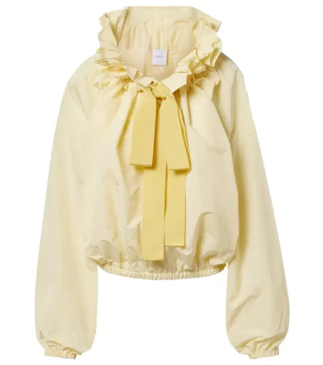 Patou Tie-neck faille top