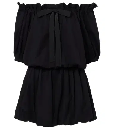 Patou Tie-neck cotton faille minidress | Thumbnail 1