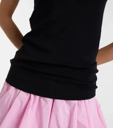 Patou Logo bow-detail cotton tank top | Thumbnail 4