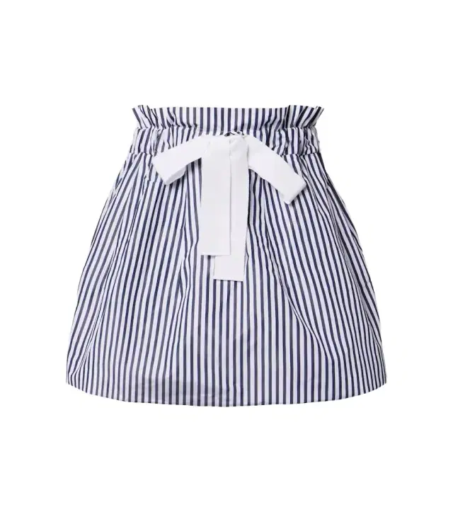 Striped miniskirt