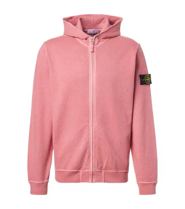 Compass cotton zip-up hoodie