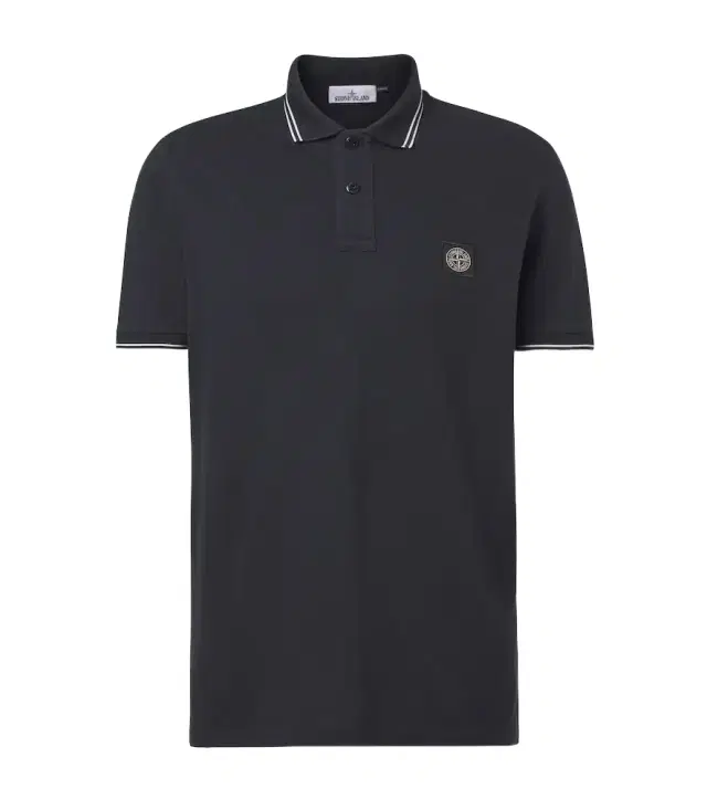 Compass cotton-blend piqué polo shirt