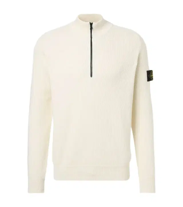 Compass cotton half-zip sweater