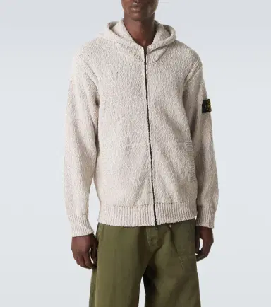 Stone Island Compass cotton zip-up hoodie | Thumbnail 3 Stone Island Compass cotton zip-up hoodie | Thumbnail 3