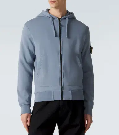 Stone Island Cotton jersey zip-up hoodie | Thumbnail 5