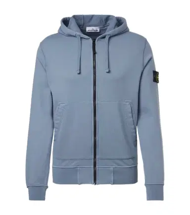 Stone Island Cotton jersey zip-up hoodie | Thumbnail 1