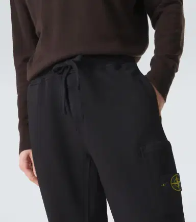 Stone Island Compass cotton fleece sweatpants | Thumbnail 2