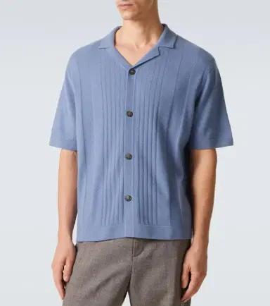 Le Kasha Gerone knitted cashmere polo shirt | Thumbnail 5