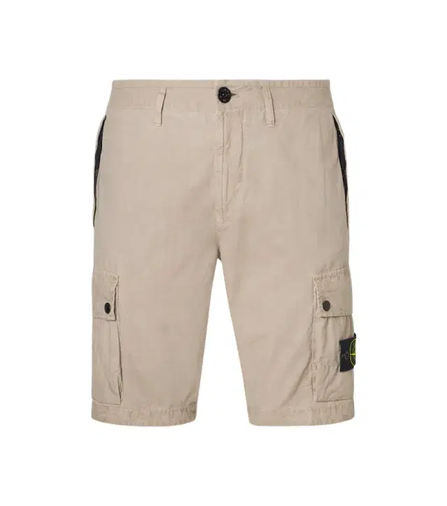 Compass cotton canvas shorts