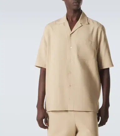 Le Kasha Silk bowling shirt | Thumbnail 3