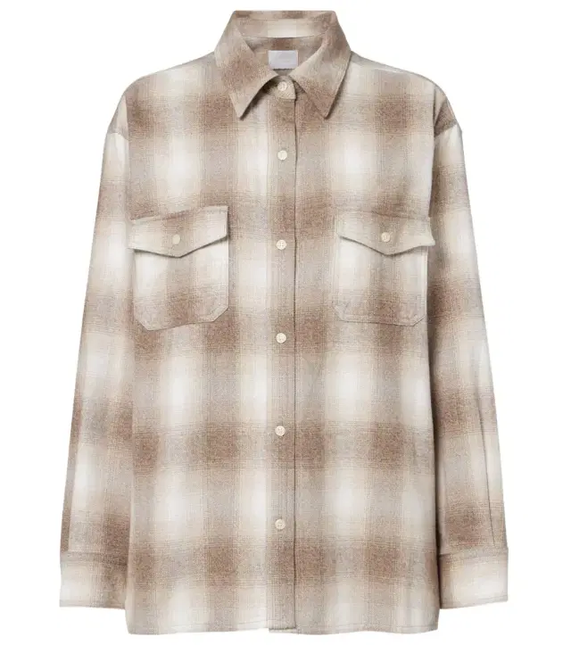 Citizens of Humanity Kota checked cotton flannel shirt