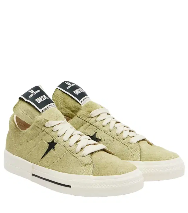 Rick Owens x Converse DRKSHDW One Star Pro Ox calf hair sneakers